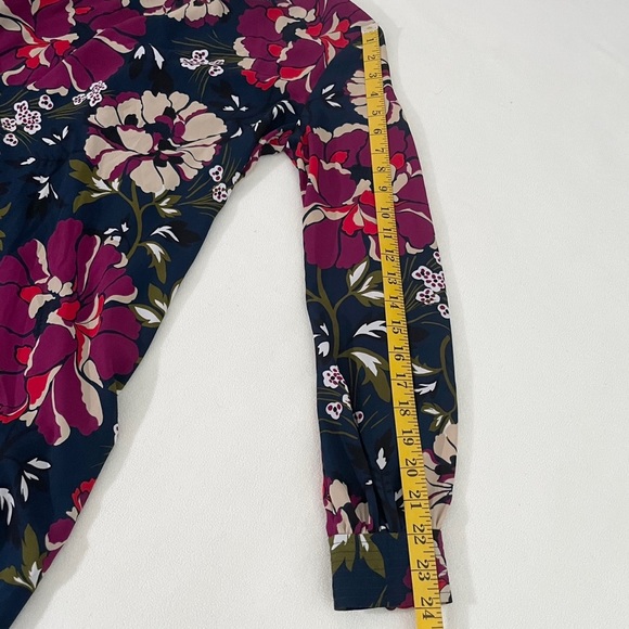 TOMMY HILFIGER Women’s Floral Print Chiffon A-Line Dress - Picture 11 of 11